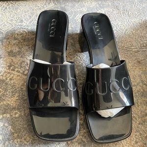 Gucci rubber sandals